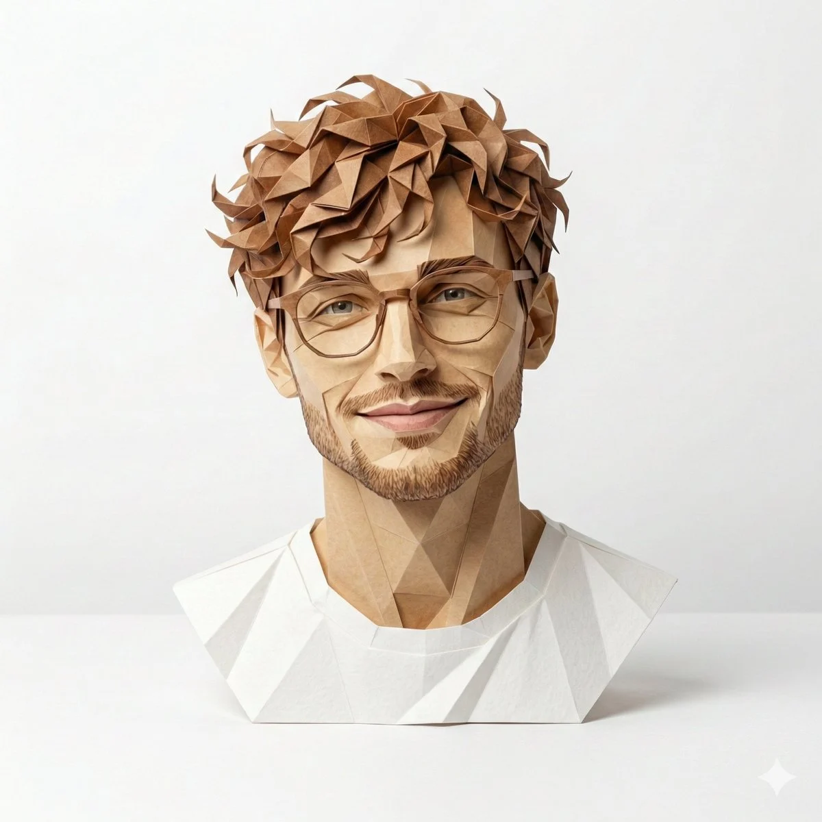 Origami Hyper-Realistic Figure Art