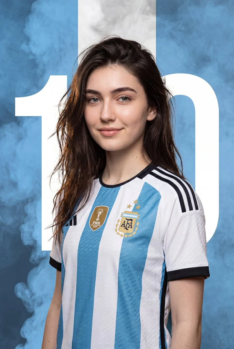 Argentina No.10 Soccer Star Poster