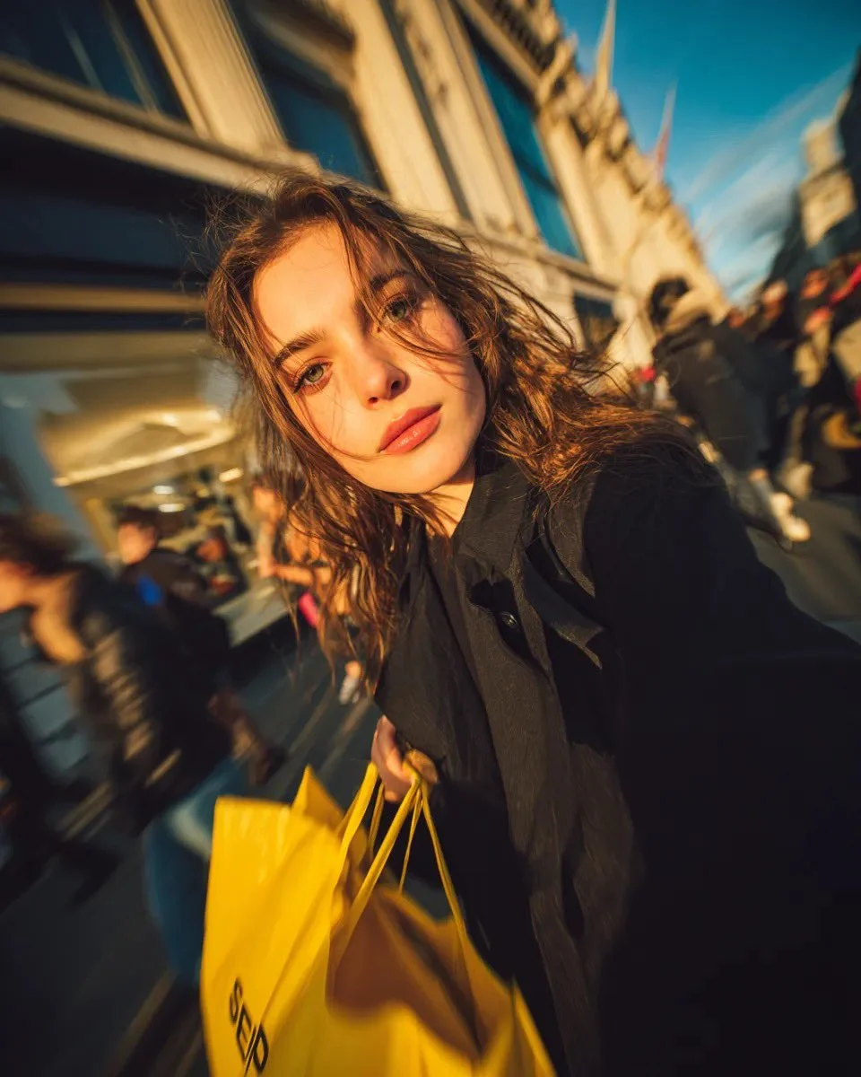 Cinematic Street Fashion Portrait