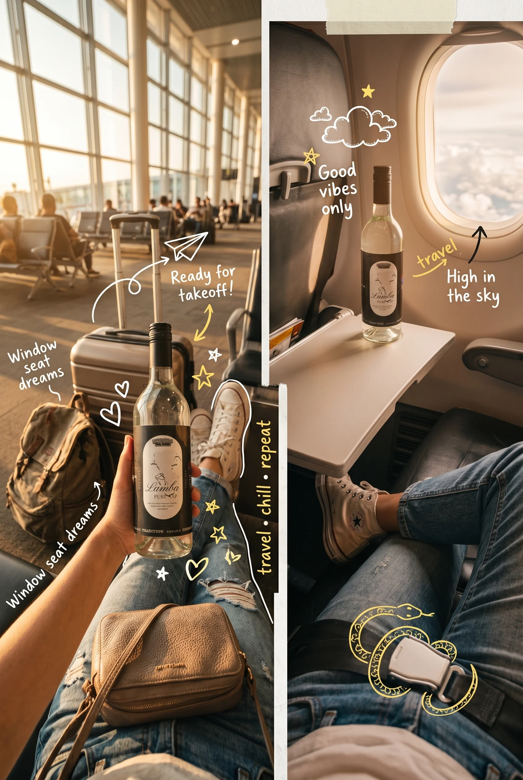 Cozy Airport Travel POV Photography
