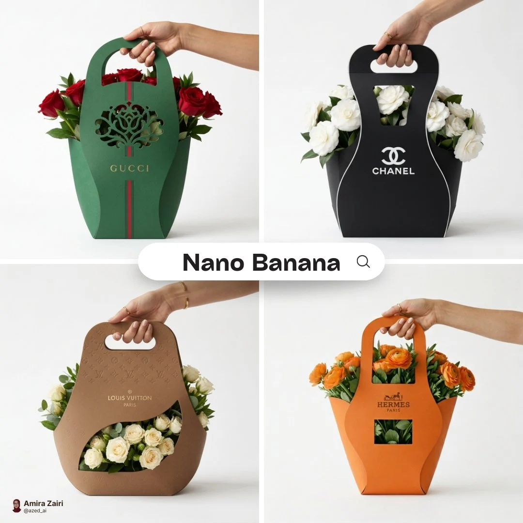 Minimalist Flower Brand Packaging