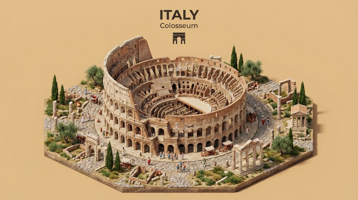 Isometric Miniature 3D Diorama