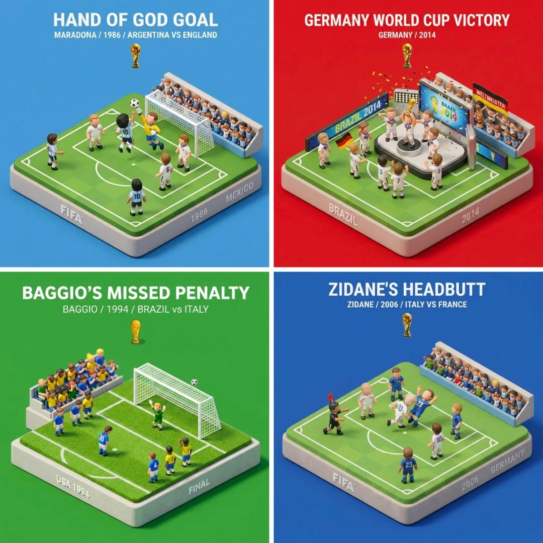 World Cup Miniature 3D Diorama