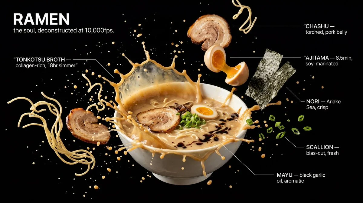 Dramatic Food Explosion Freeze