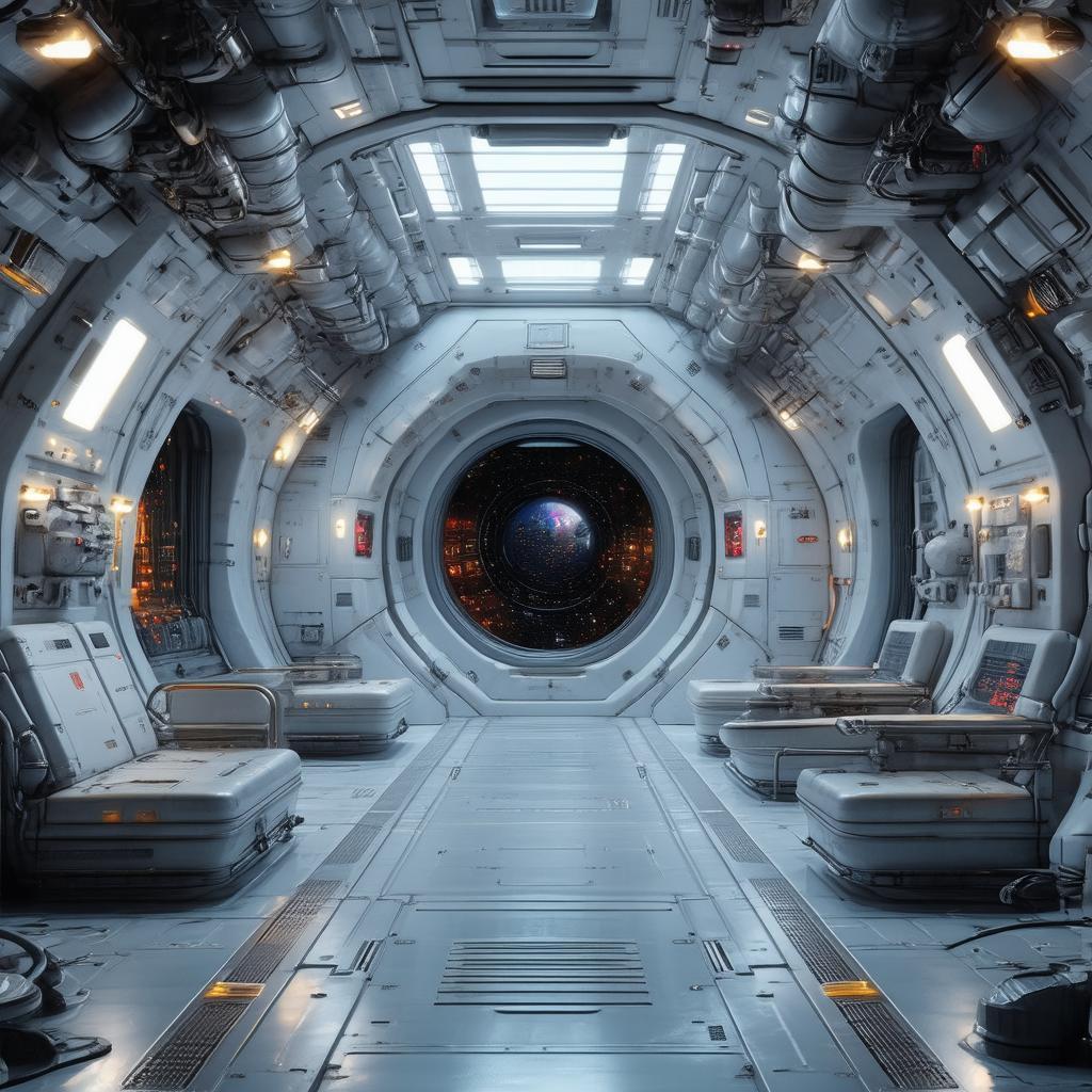 Spaceship Interior in Crisp Studio Light