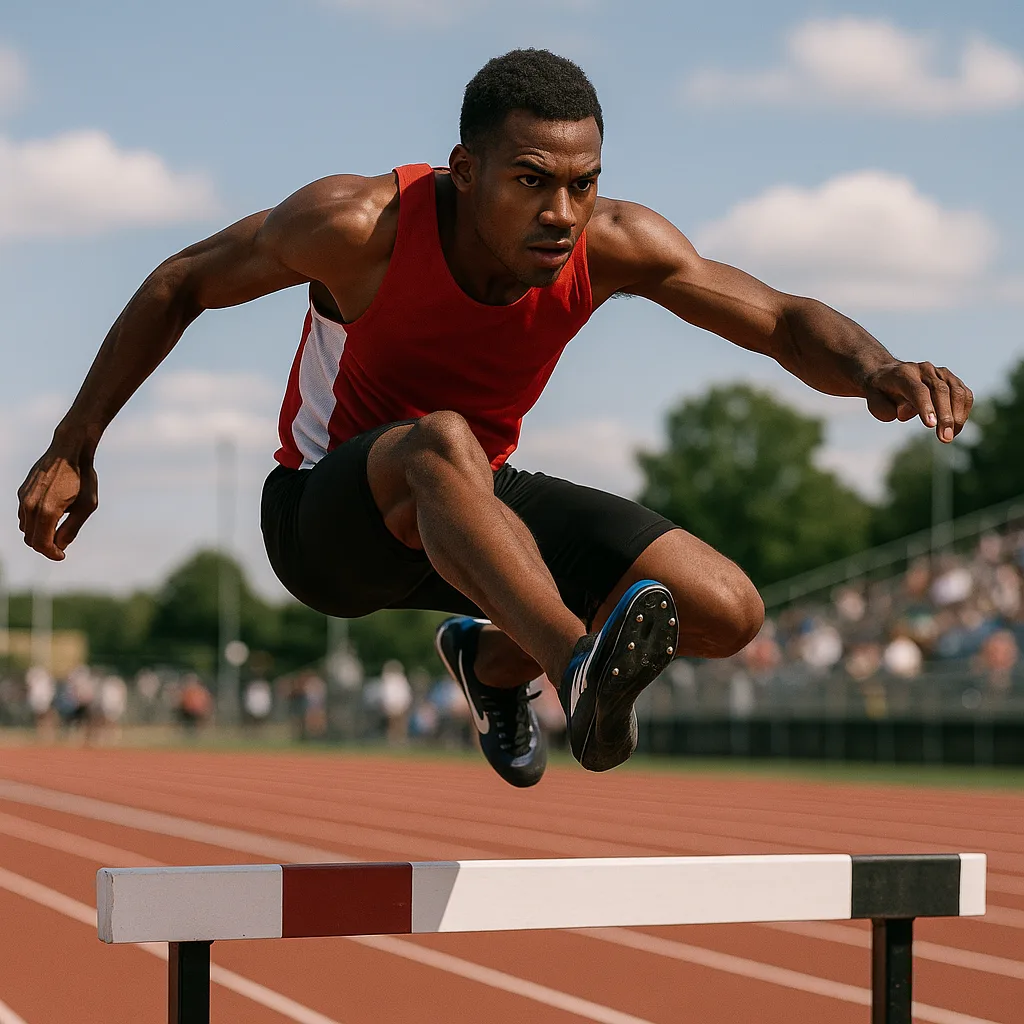 During a Track and Field Event