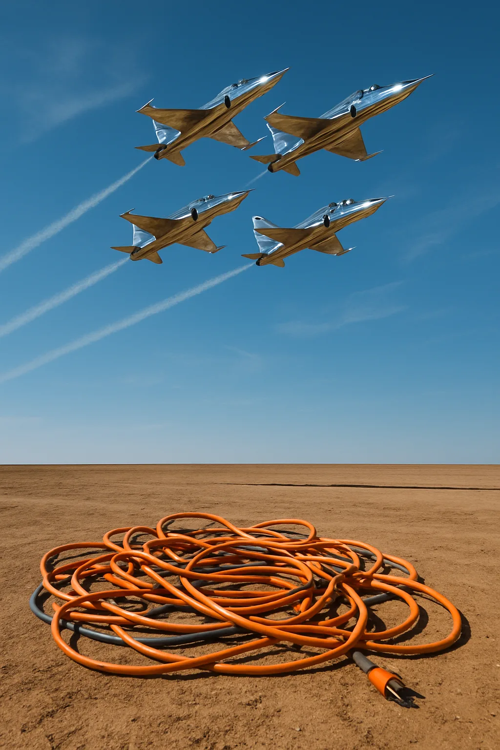 Four Shining Aircraft
