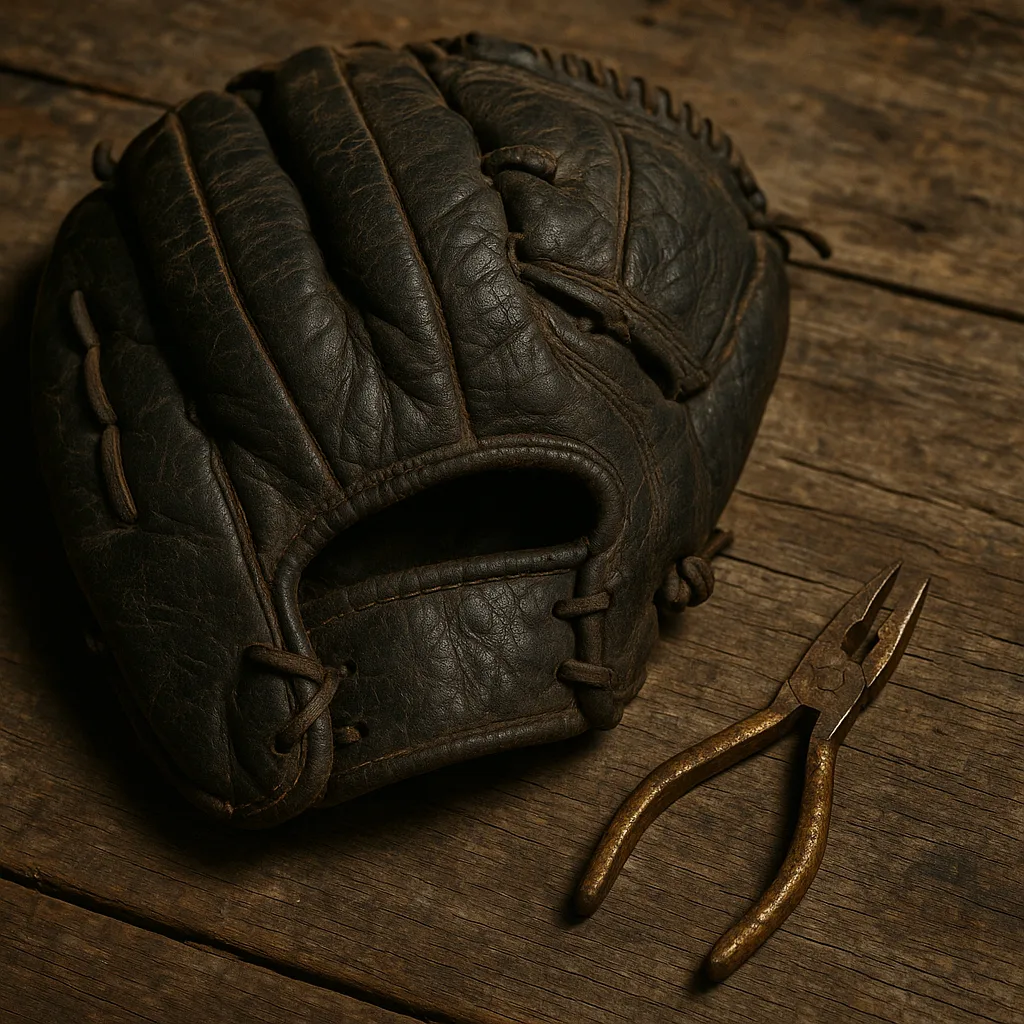 Black Baseball Glove