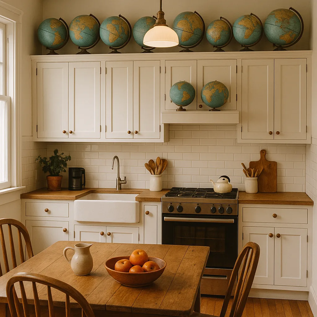 Cozy Kitchen with White Cabinets
