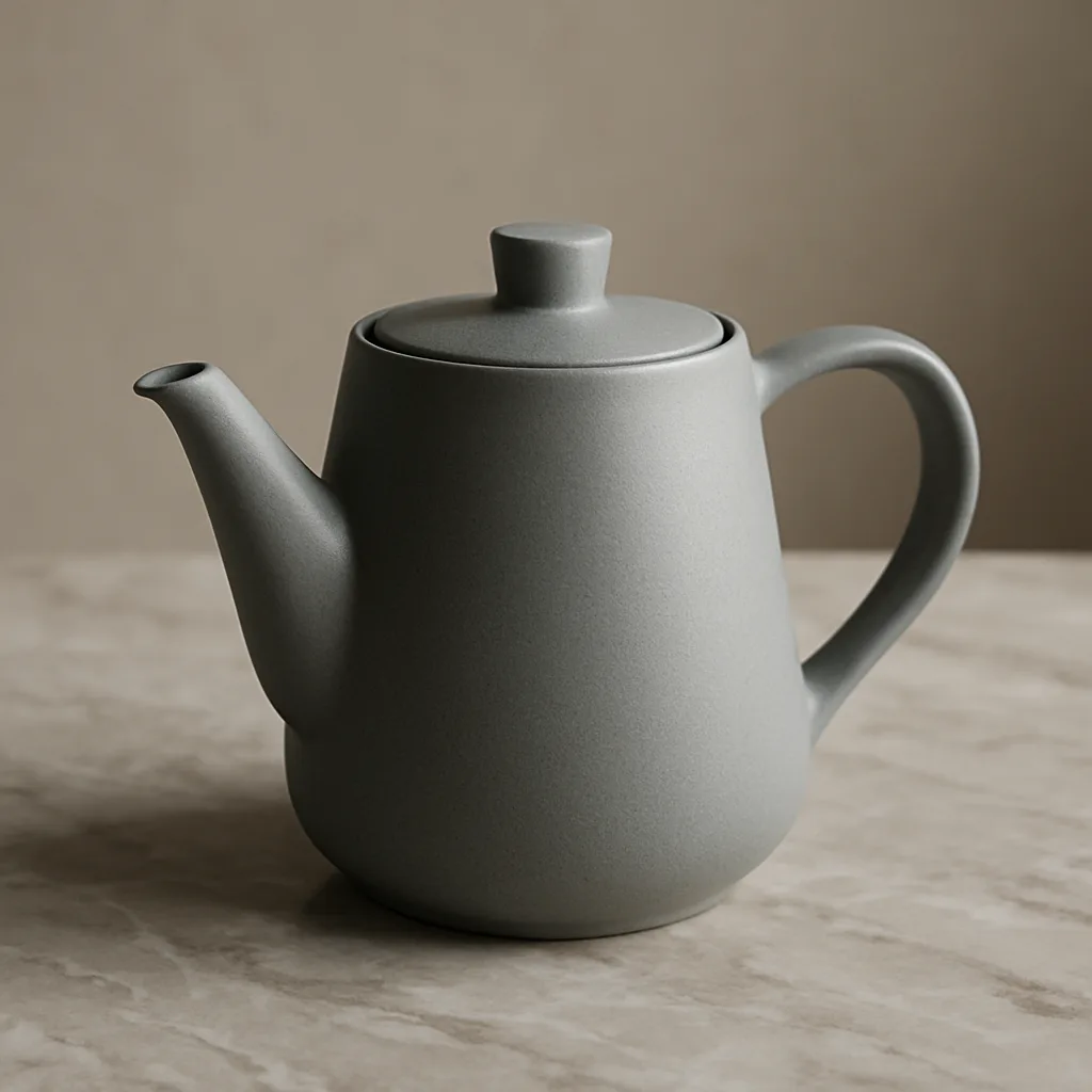 Capture an Image of an Elegant Ceramic Teapot