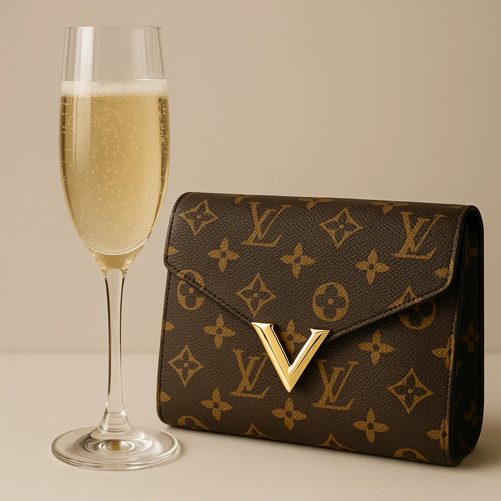 Visual Depiction Featuring a Sleek Champagne Glass
