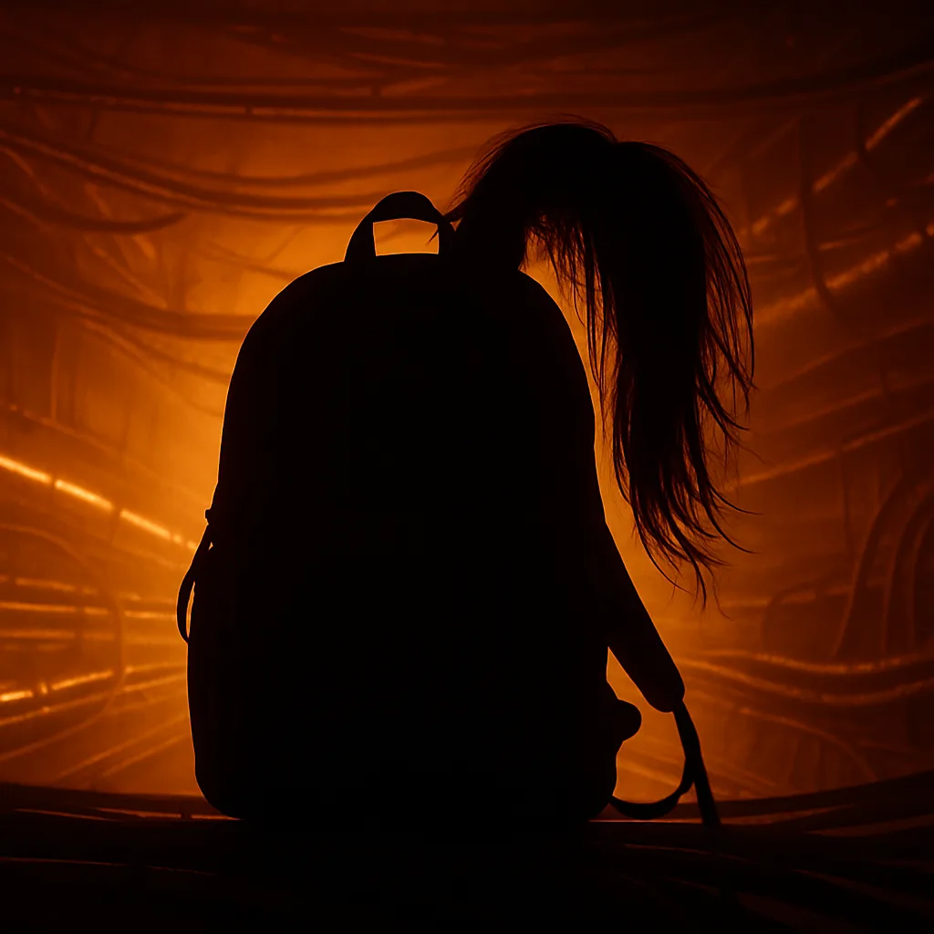 Backpack and Wig
