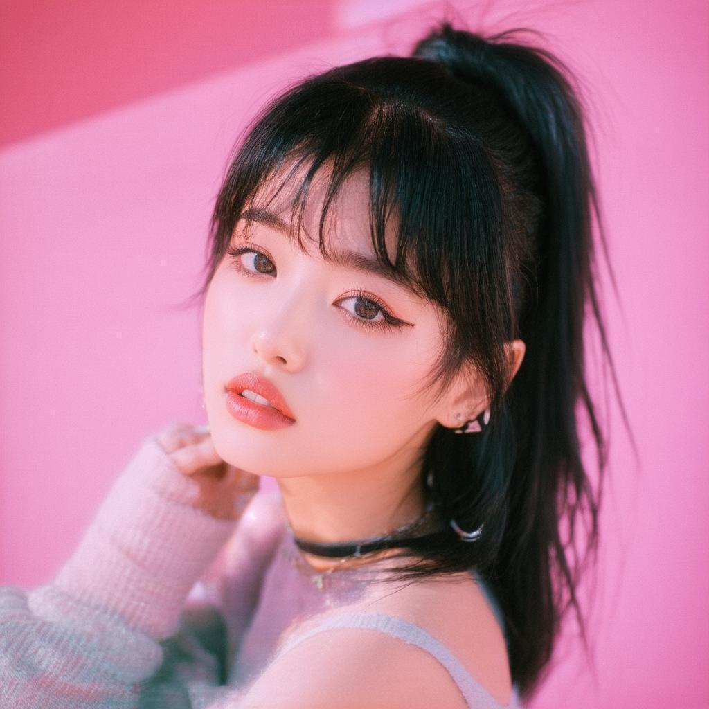 Blackpink Star Portrait in Natural Film Light
