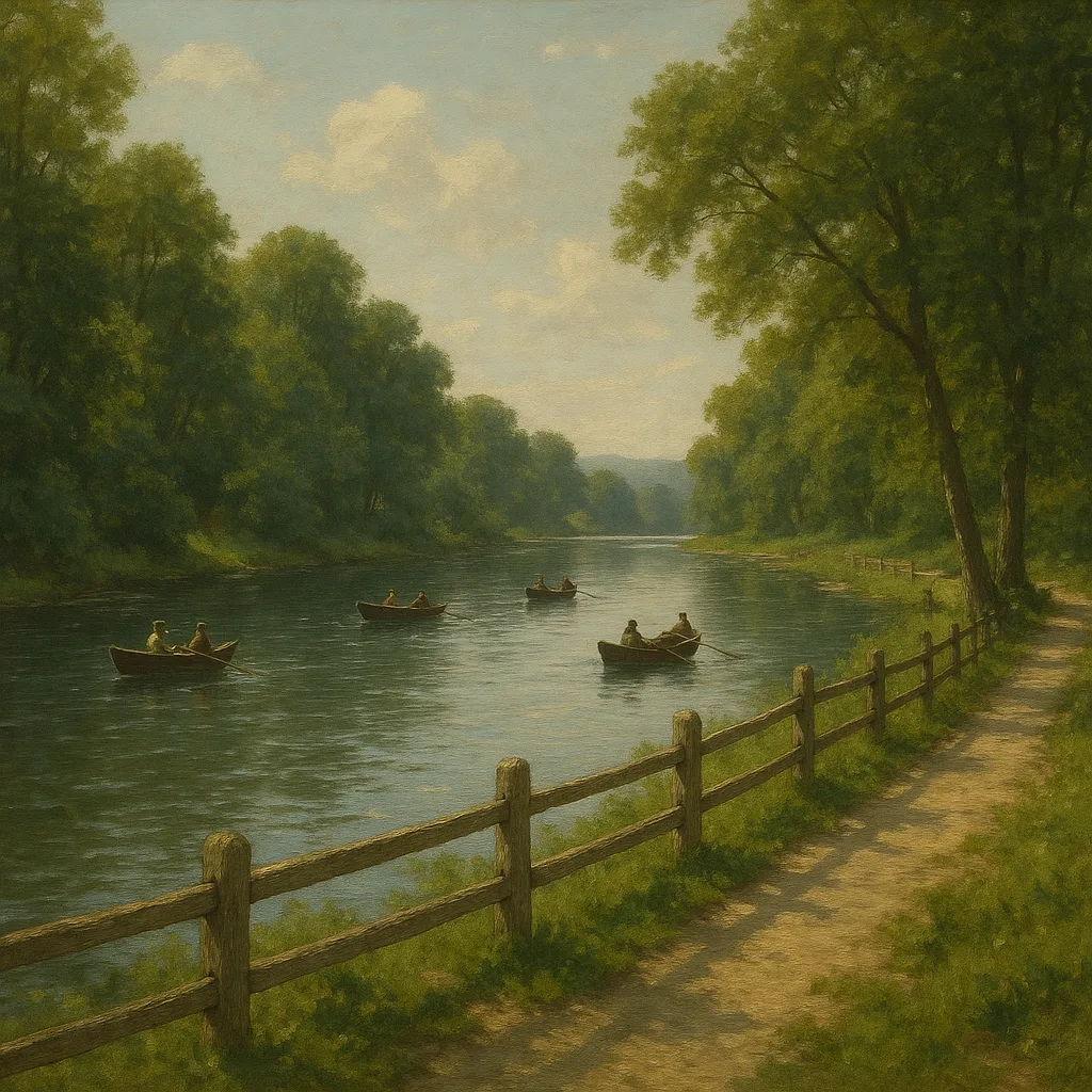 Calm River Gently