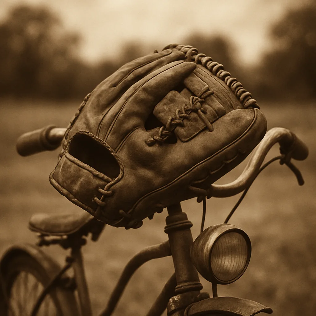 Craft a Sepia-hued Image Showcasing a Vintage Bicycle