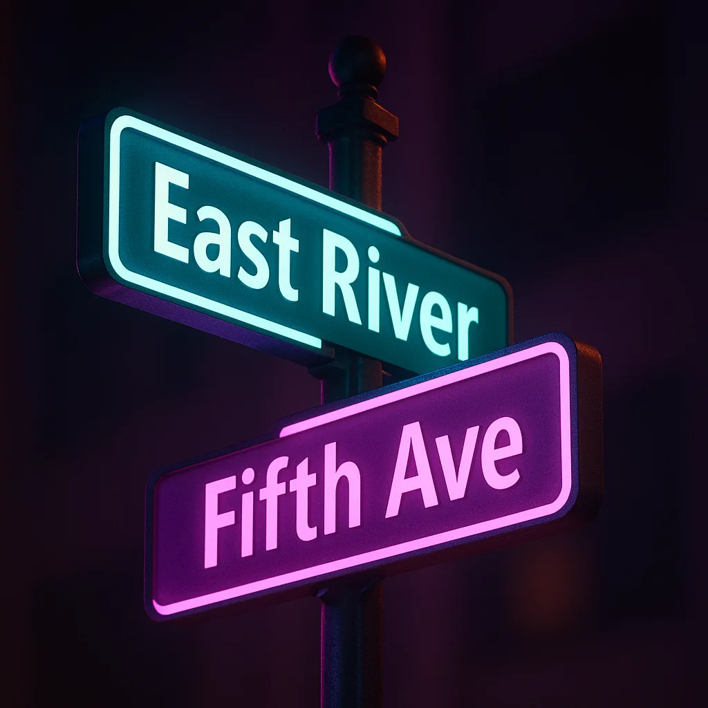 Street Sign with Two Directions