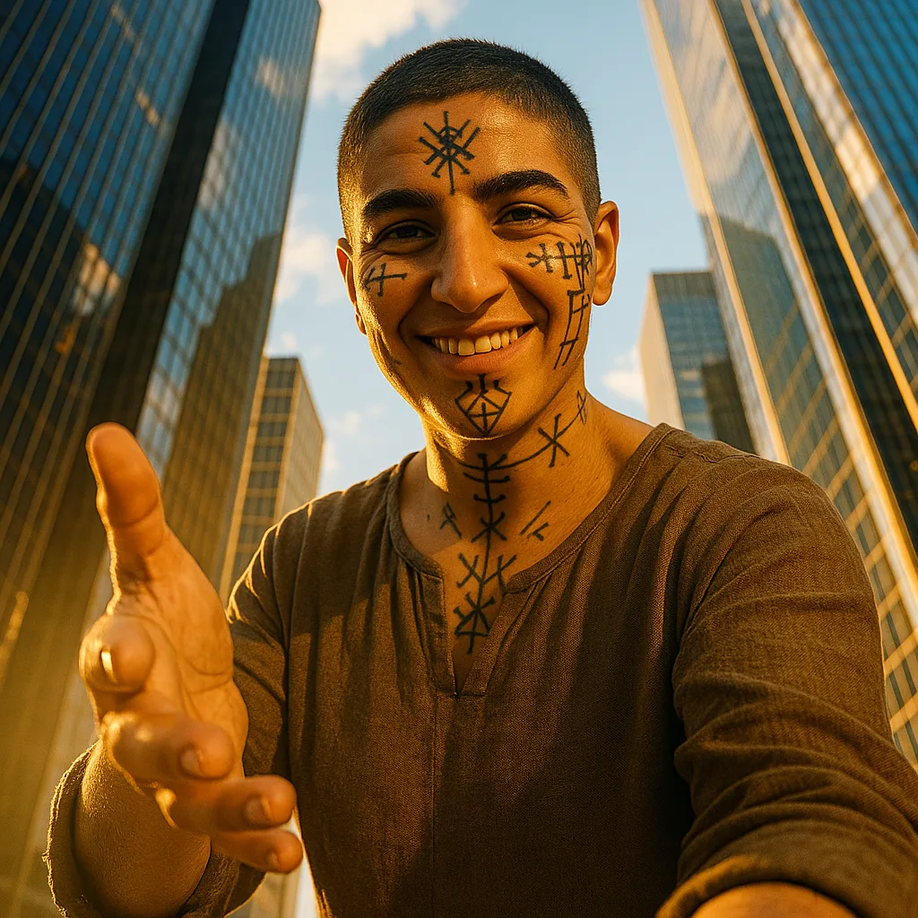 Middle Eastern Person with Short Hair
