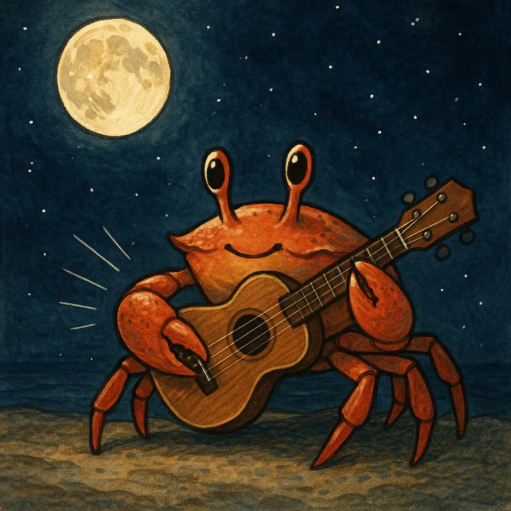 Beneath the Glow of the Moonlit Night