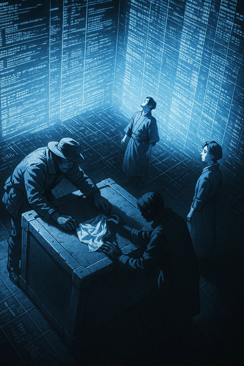 Tiny Figures Engage Within the Overwhelming Glow of Vast