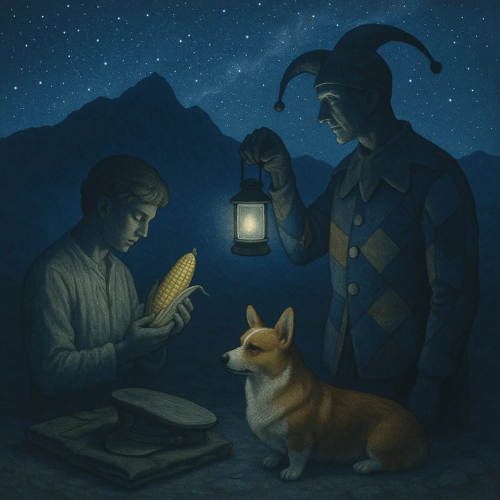 Beneath a Vast Starry Night Sky