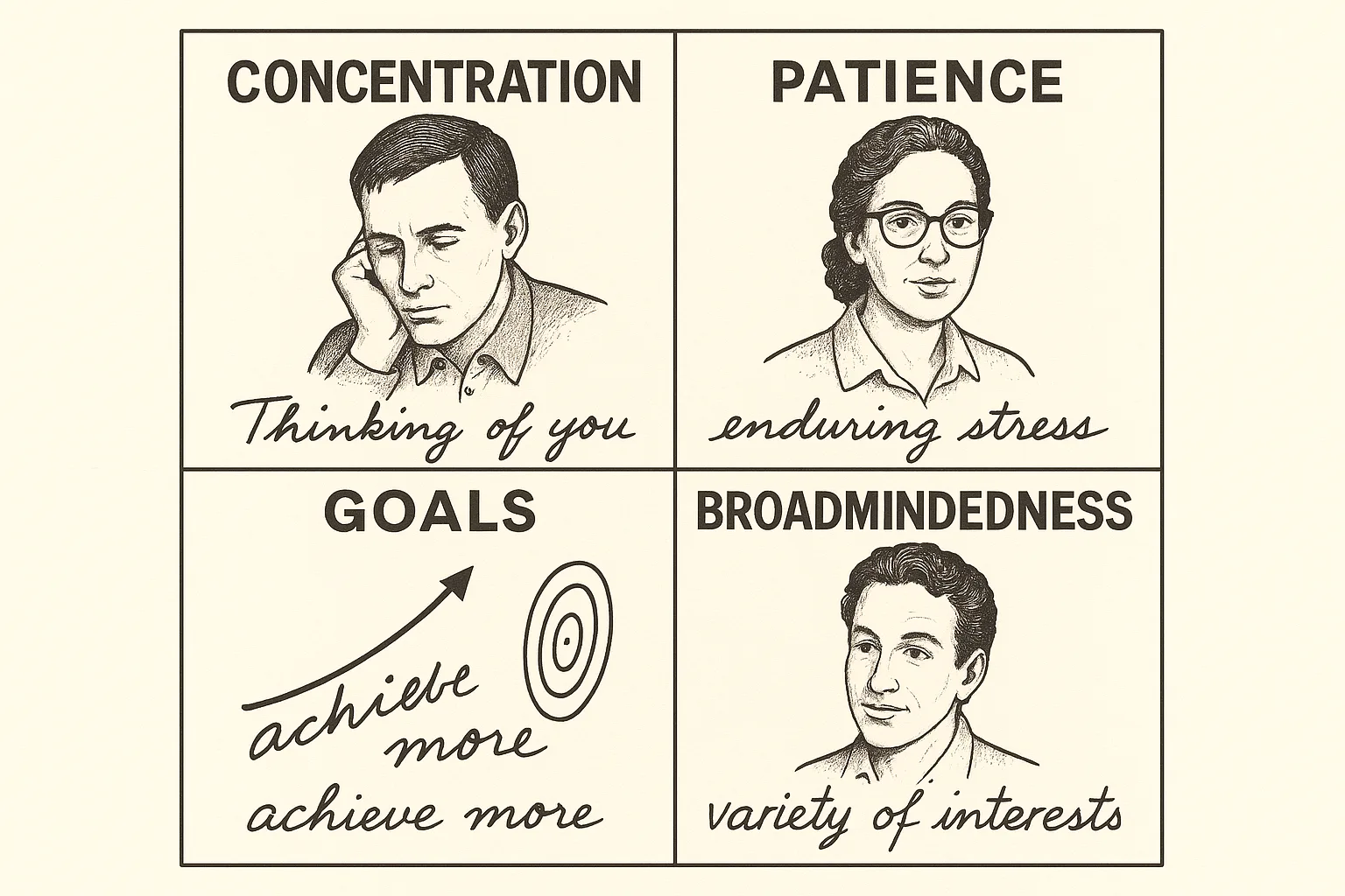 Detailed Poster Showcasing the "Combination Traits Course of Handwriting Analysis"