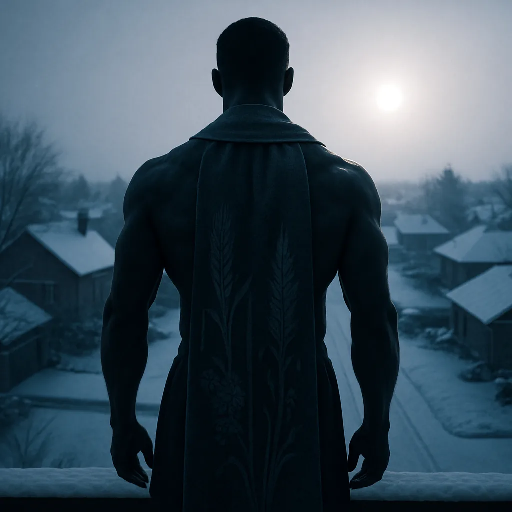 Timeless Athletic Figure Drapes an Extra-long