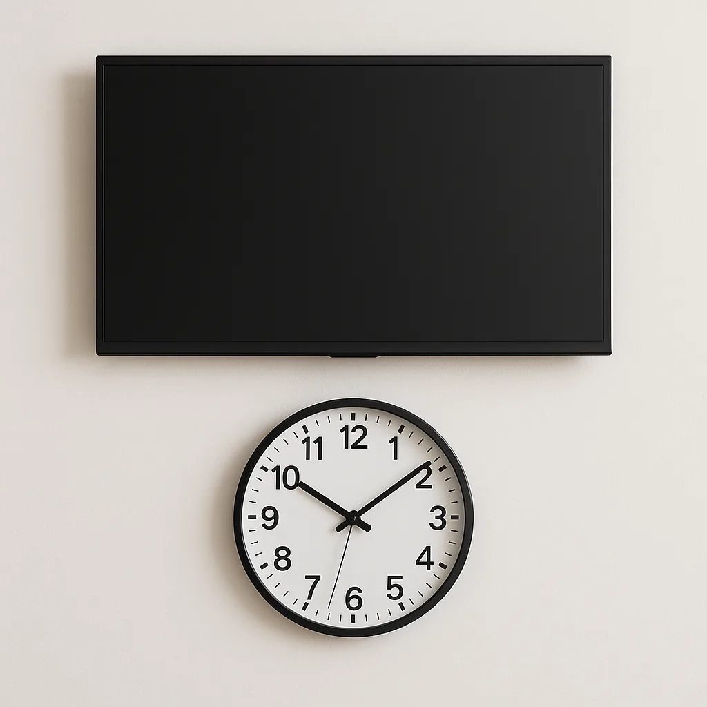 TV Mounted on a Wall