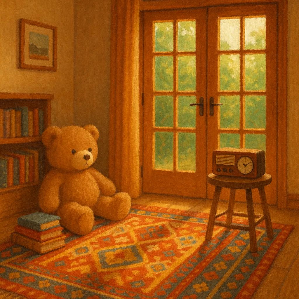Cozy Room with a Teddy Bear