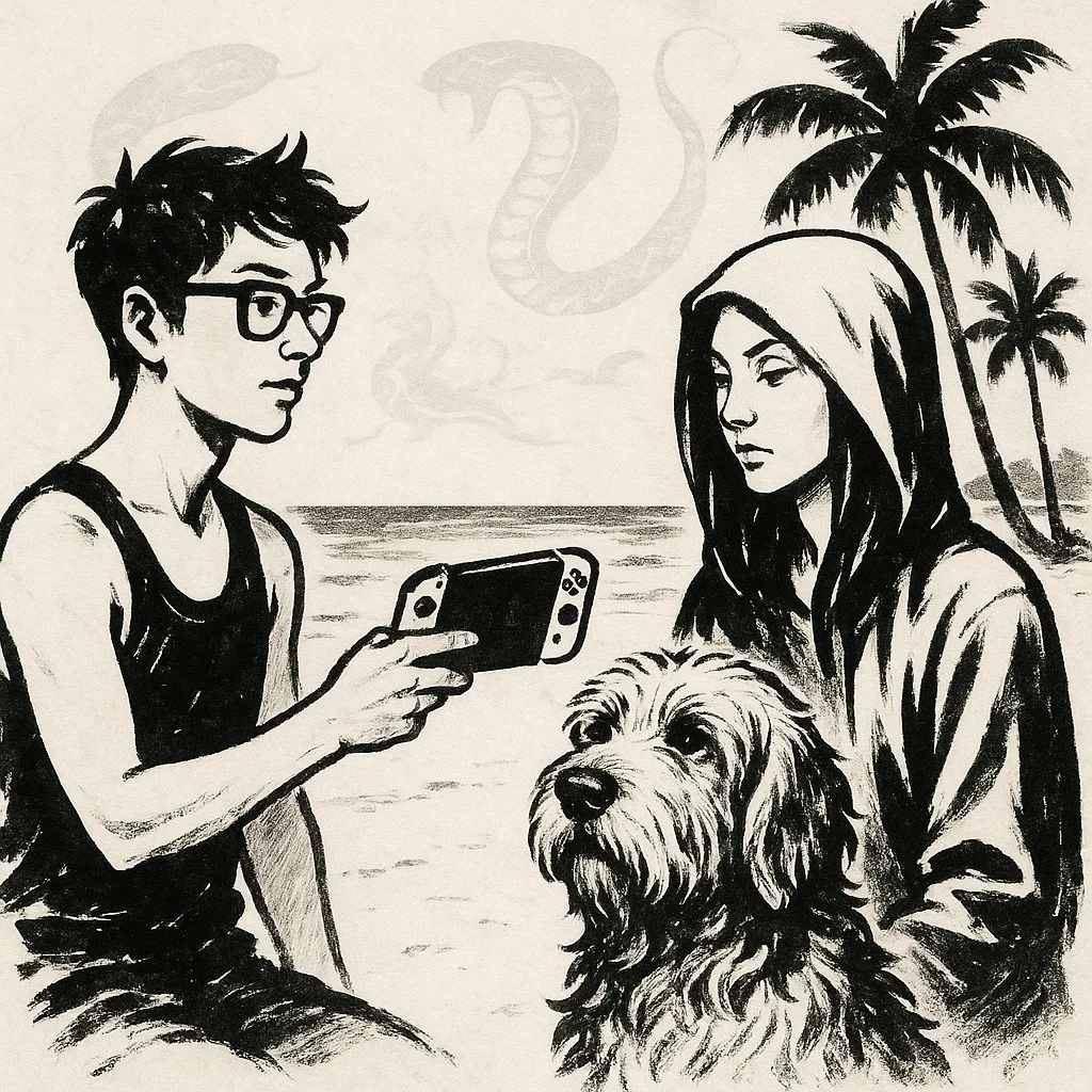 Person with Stylish Glasses