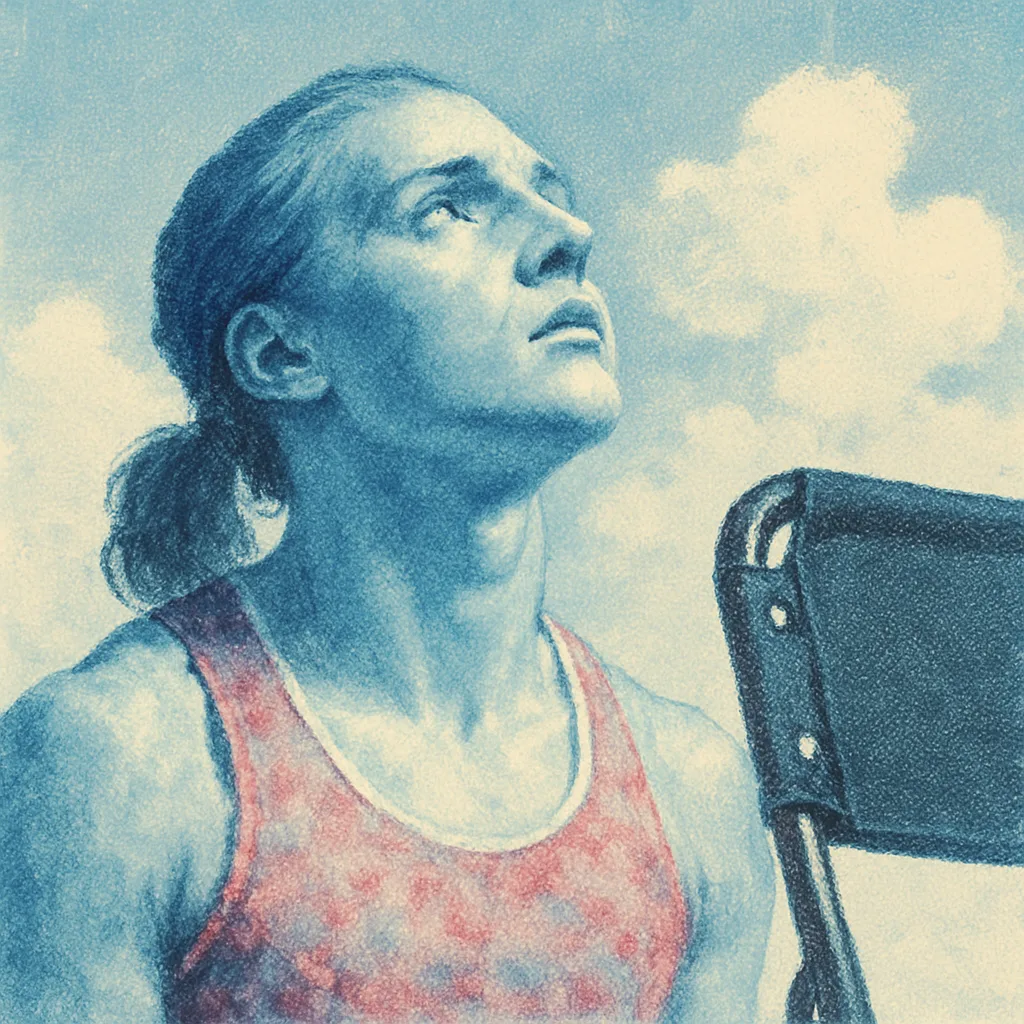 18th/19th-century Styled Athlete with a Diamond-shaped Face