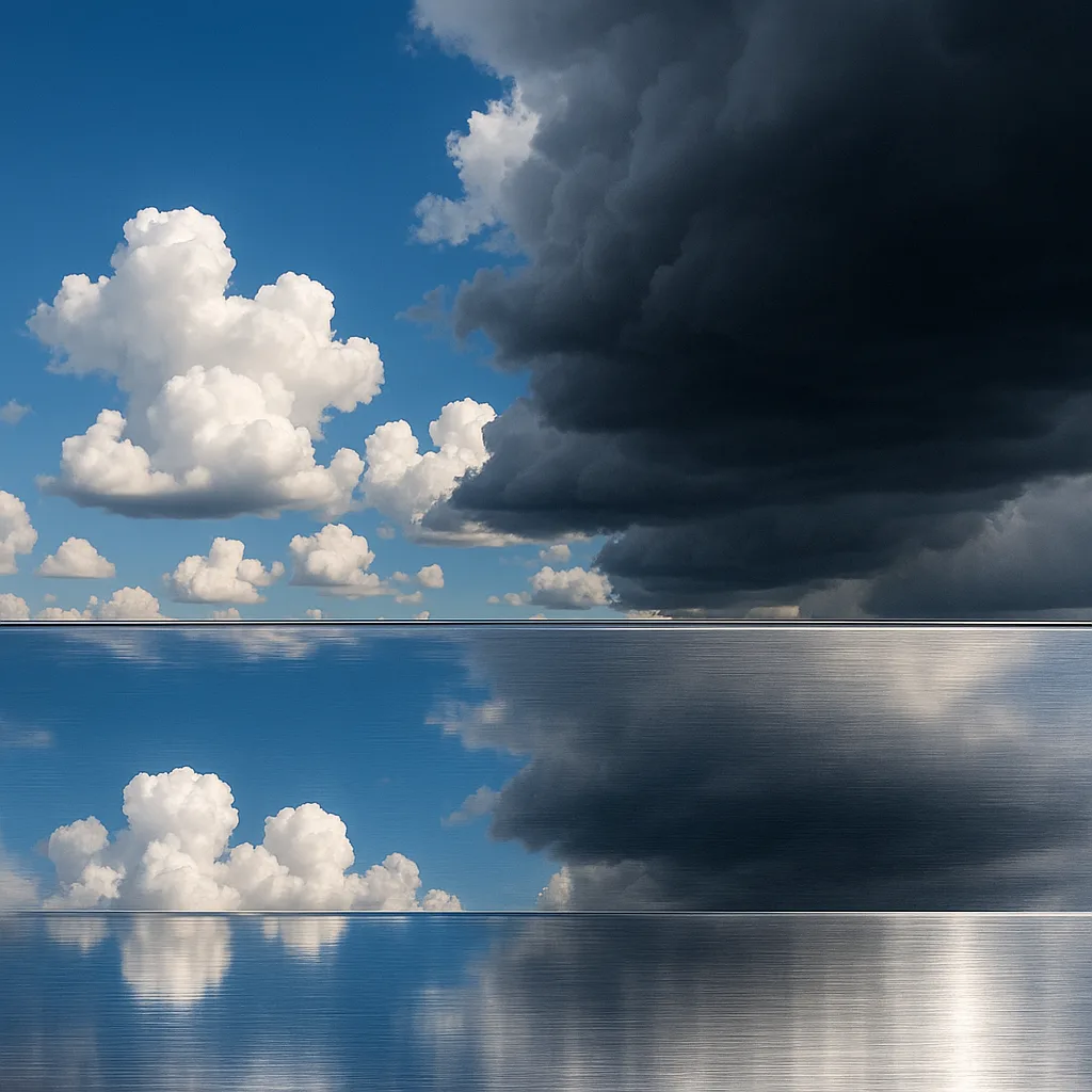 Vibrant Blue Sky