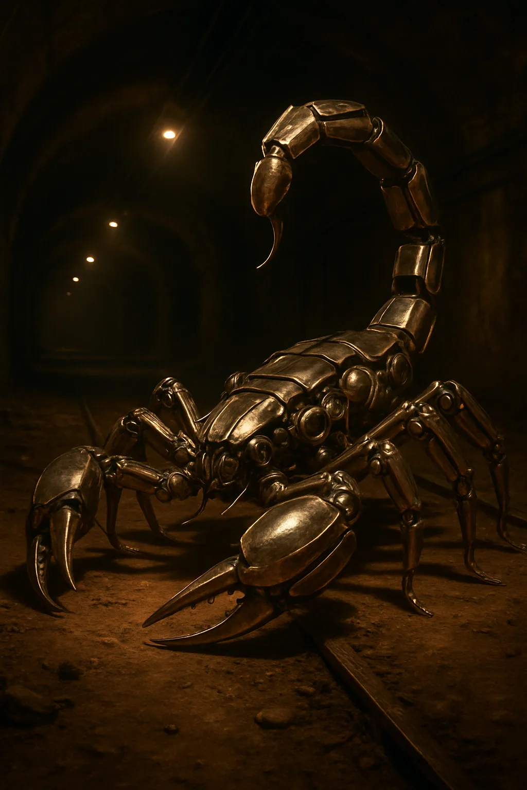 Within a Vast Subterranean Passage Shrouded in Dim Shadows