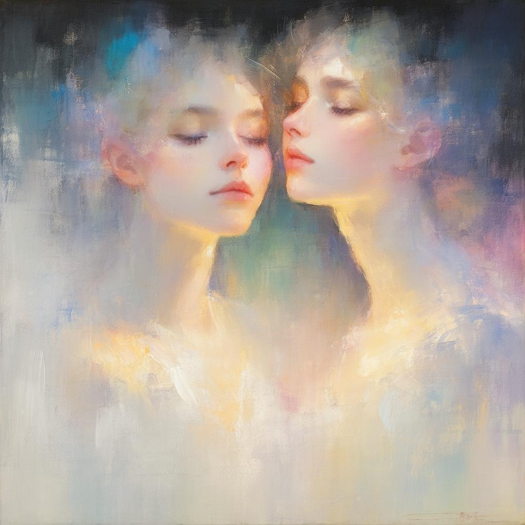 Twin Pairs in Dreamy Pastel Harmony