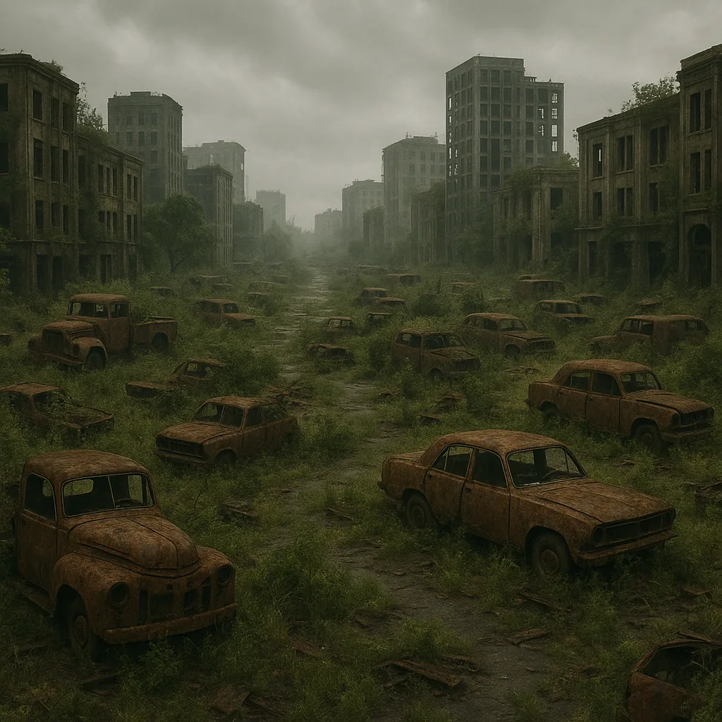 Myriad Rusted Vehicles