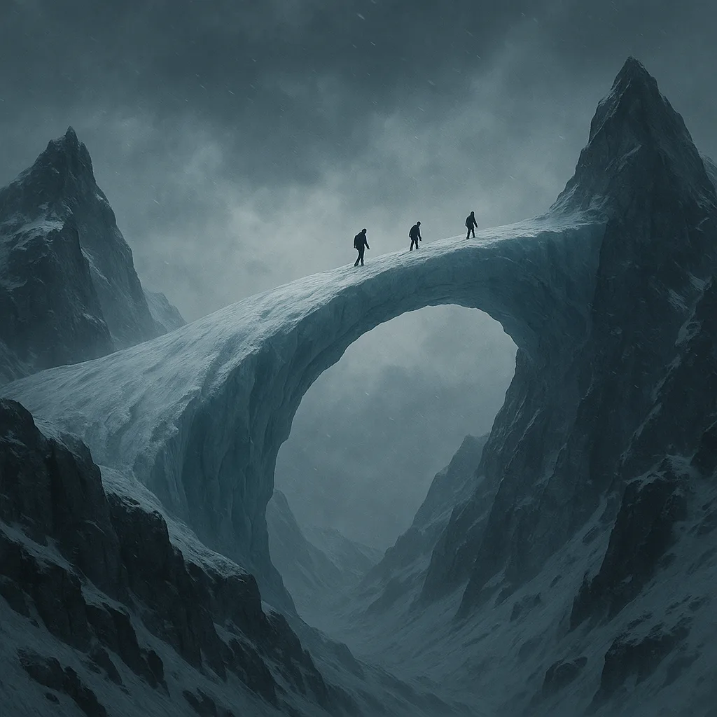 Few Solitary Figures Traverse a Colossal