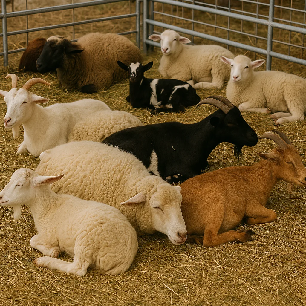 Group of Assorted Sheep