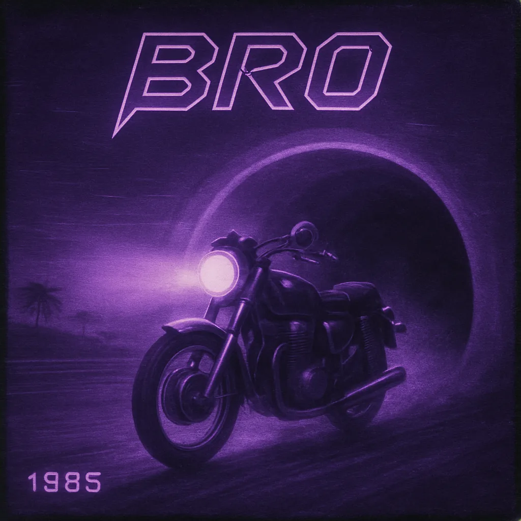 Album Cover with a Retro-futuristic Vibe