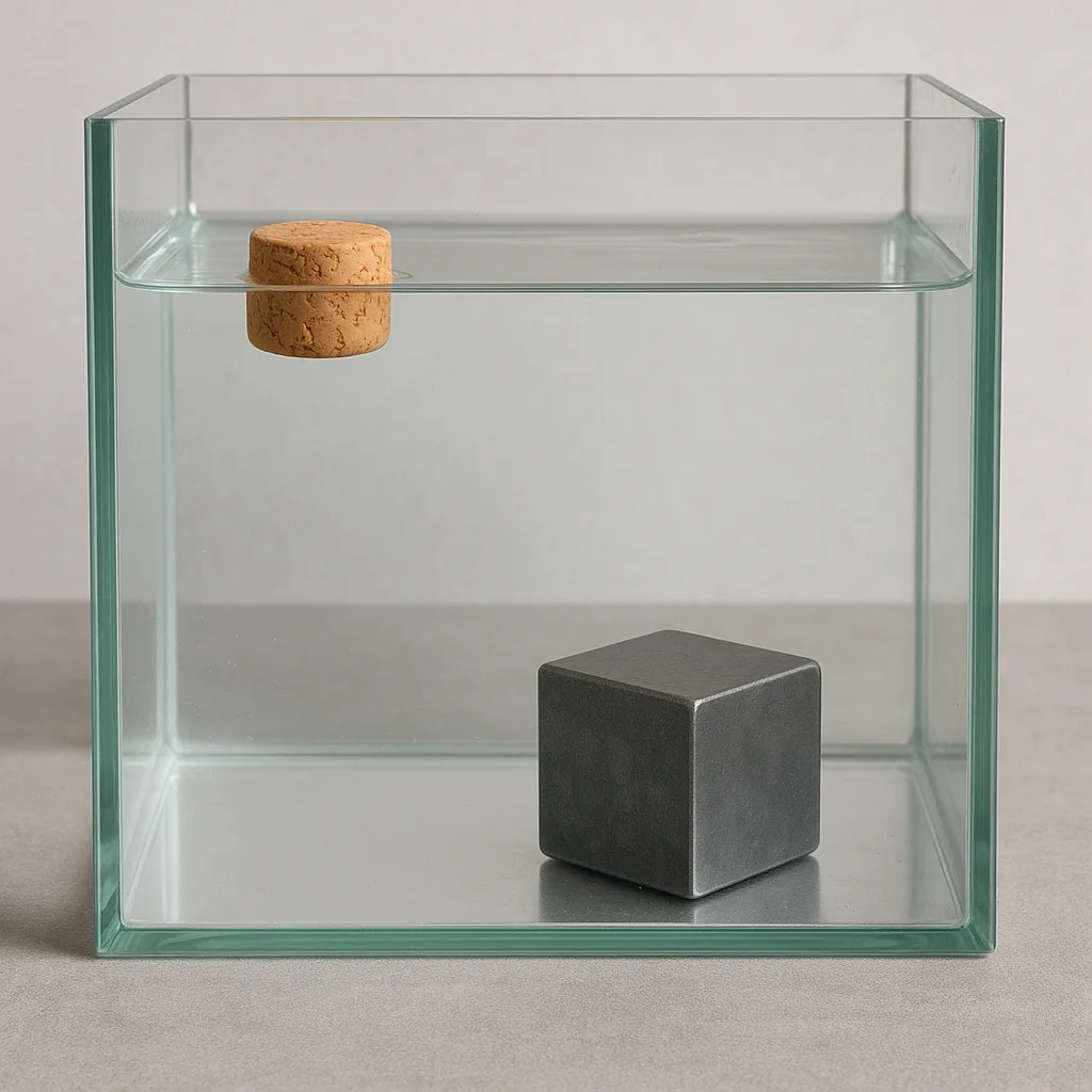 Transparent Glass Tank Containing Water