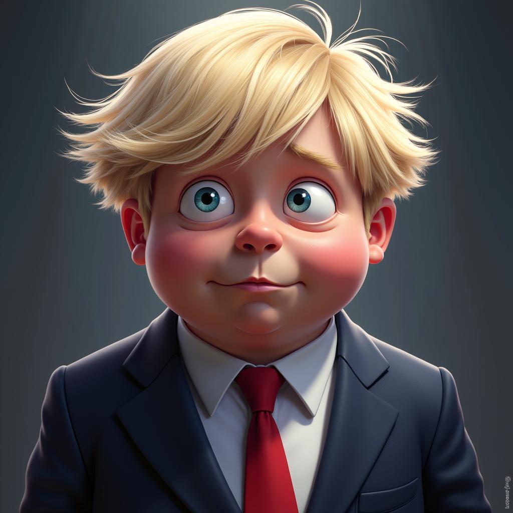 Boris Johnson Reimagined as Family Guy Anime