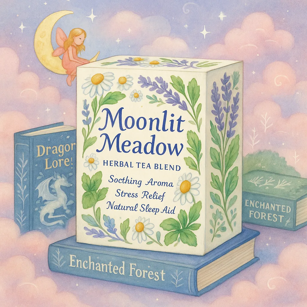 Charming and Vibrant Packaging Design for a Fairy-tale-inspired Herbal Tea