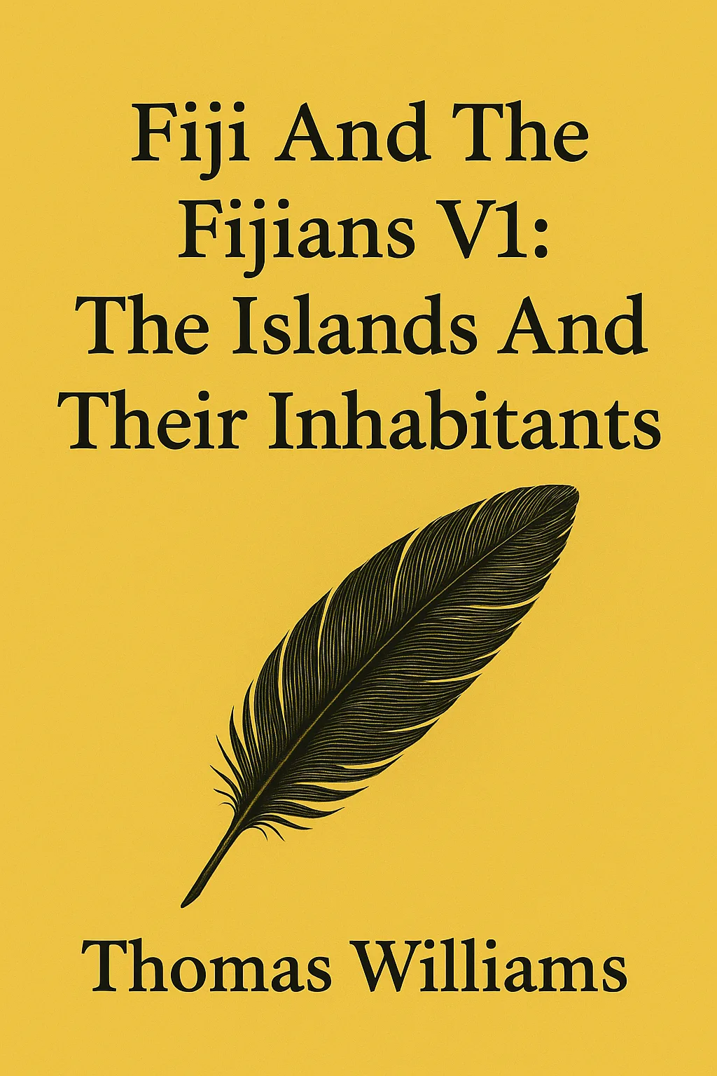 Yellow Book Cover Featuring the Title "Fiji