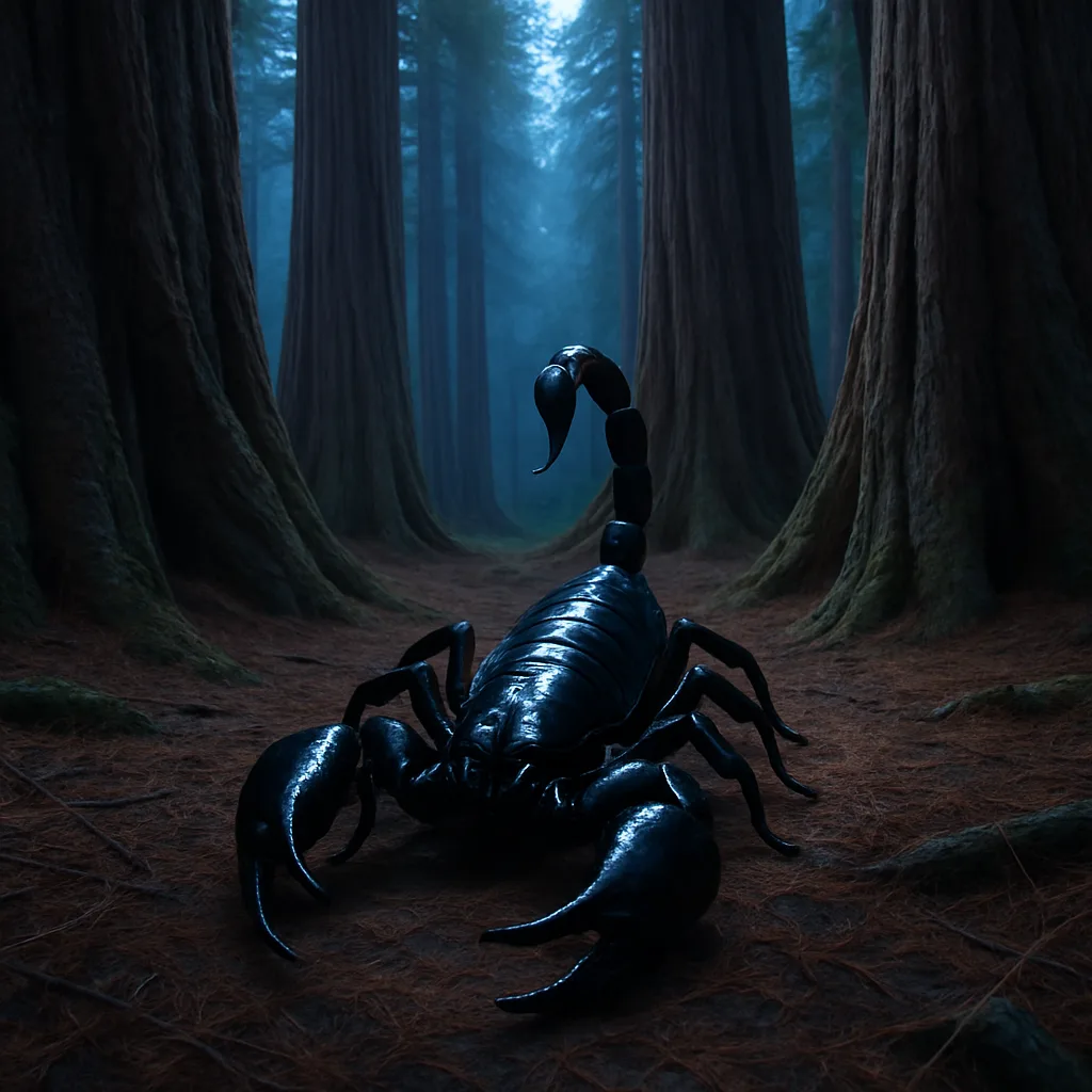 Within an Ancient Redwood Grove Towering Trees