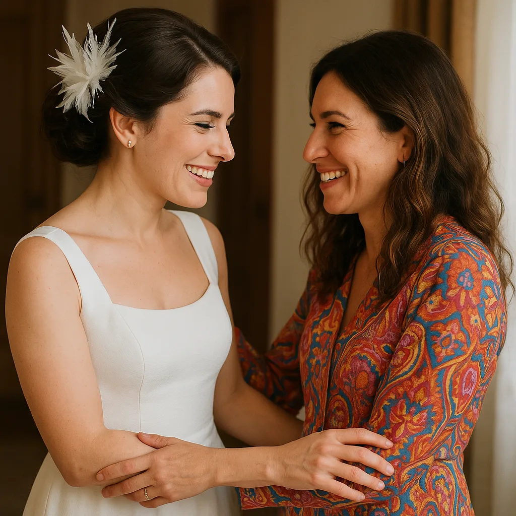 Bride in a White Dress