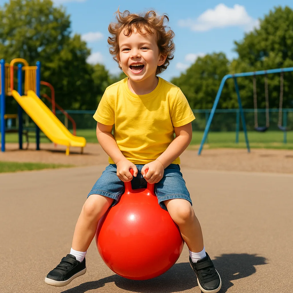 On a Sunlit Playground