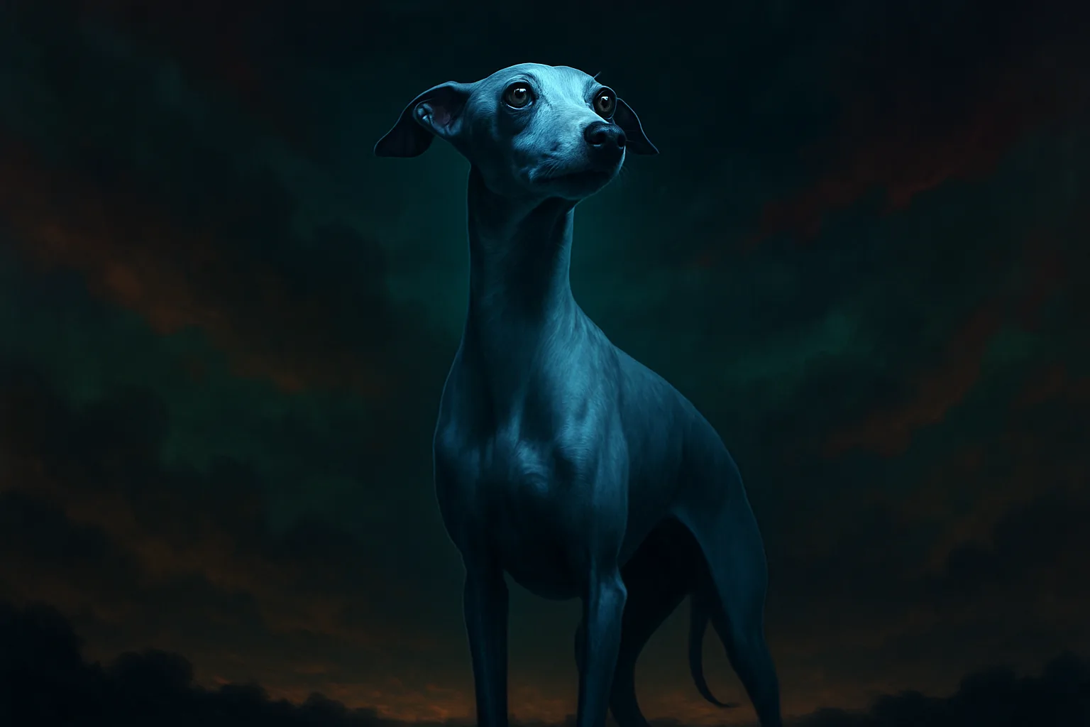 Against a Toxic or Unbreathable Atmosphere with Strange Colored Skies