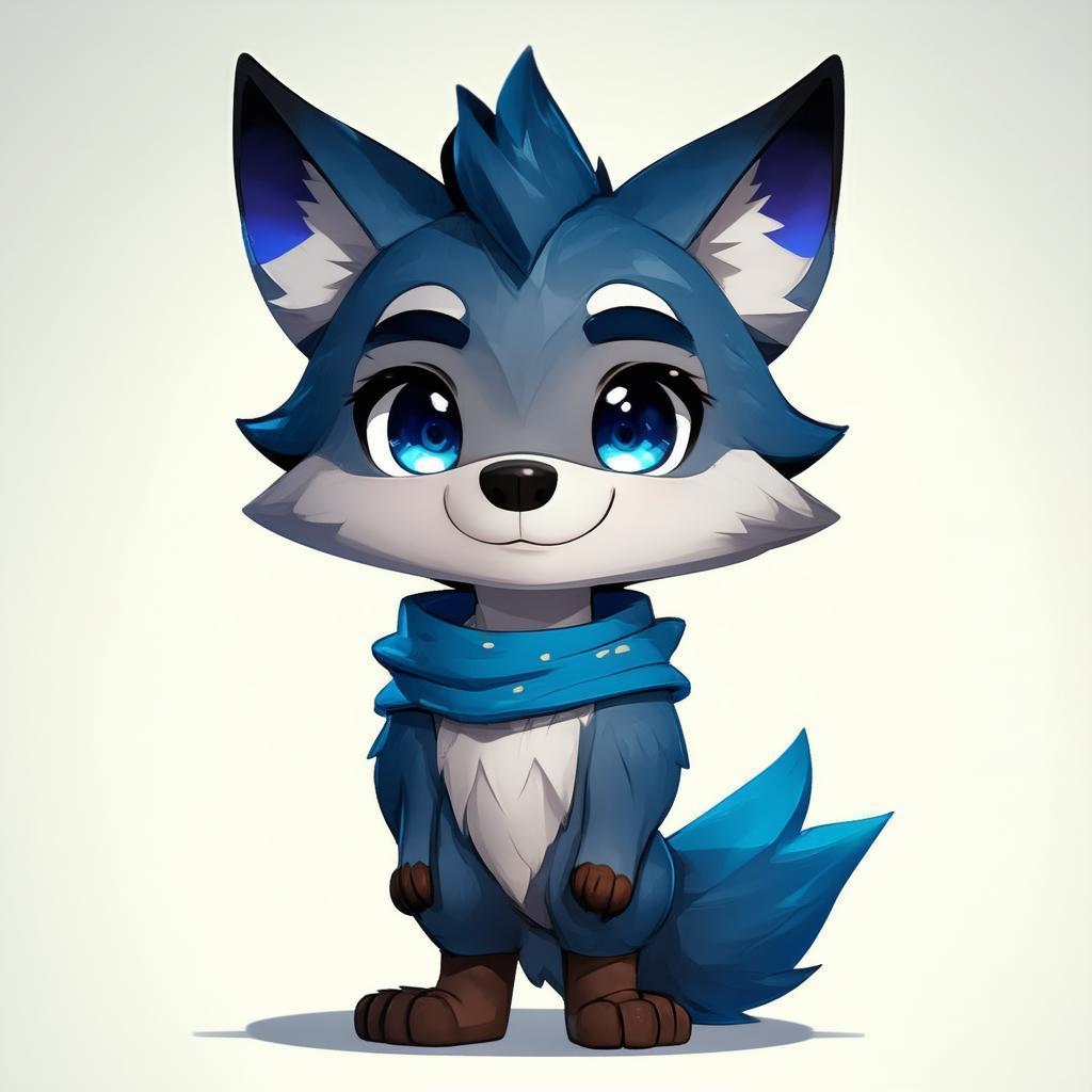 Cute Chibi Werewolf Villager With Expressive Eyes