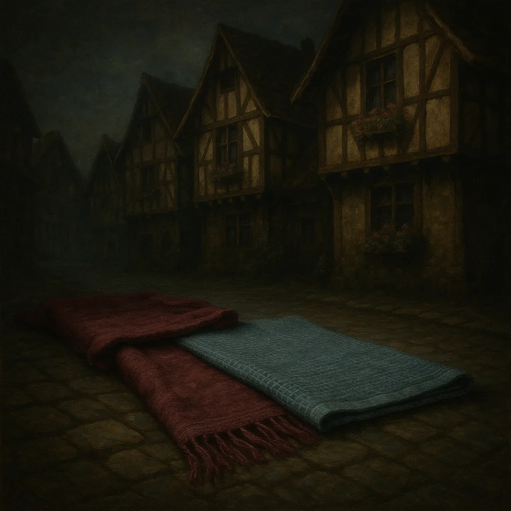 Deep Burgundy Bath Towel with Fringed Ends