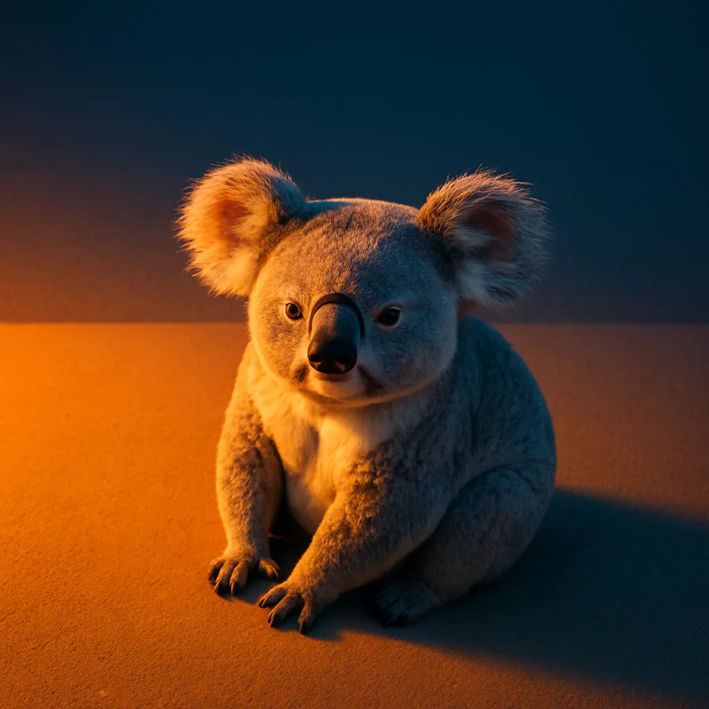 Single Whimsical Koala