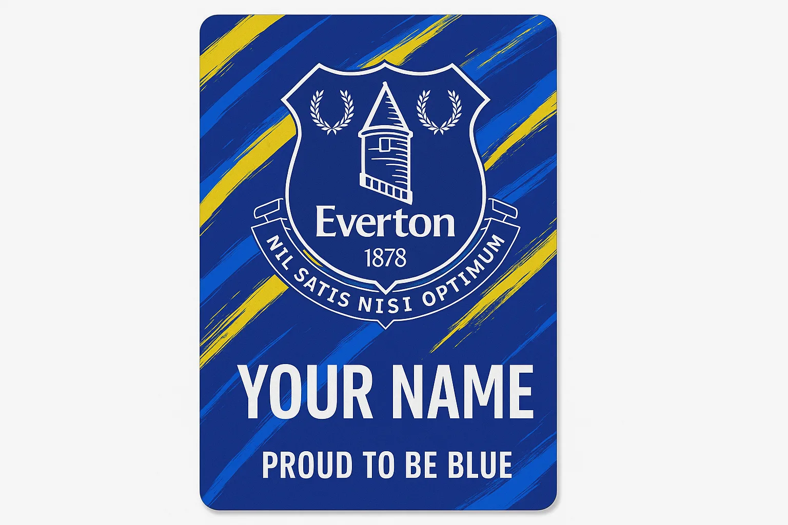 Everton-themed Card with the Club Crest