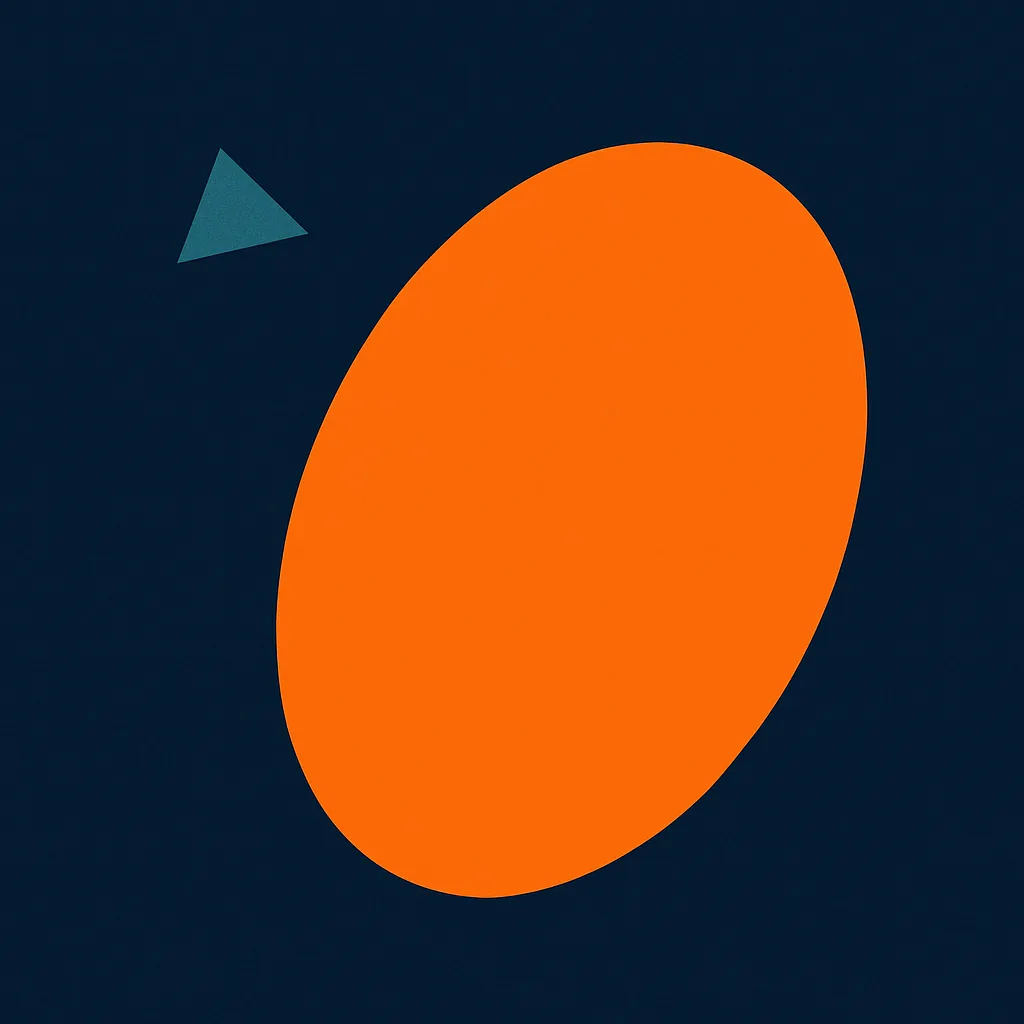 Graphic with a Dark Navy-blue Background Serving as the Canvas